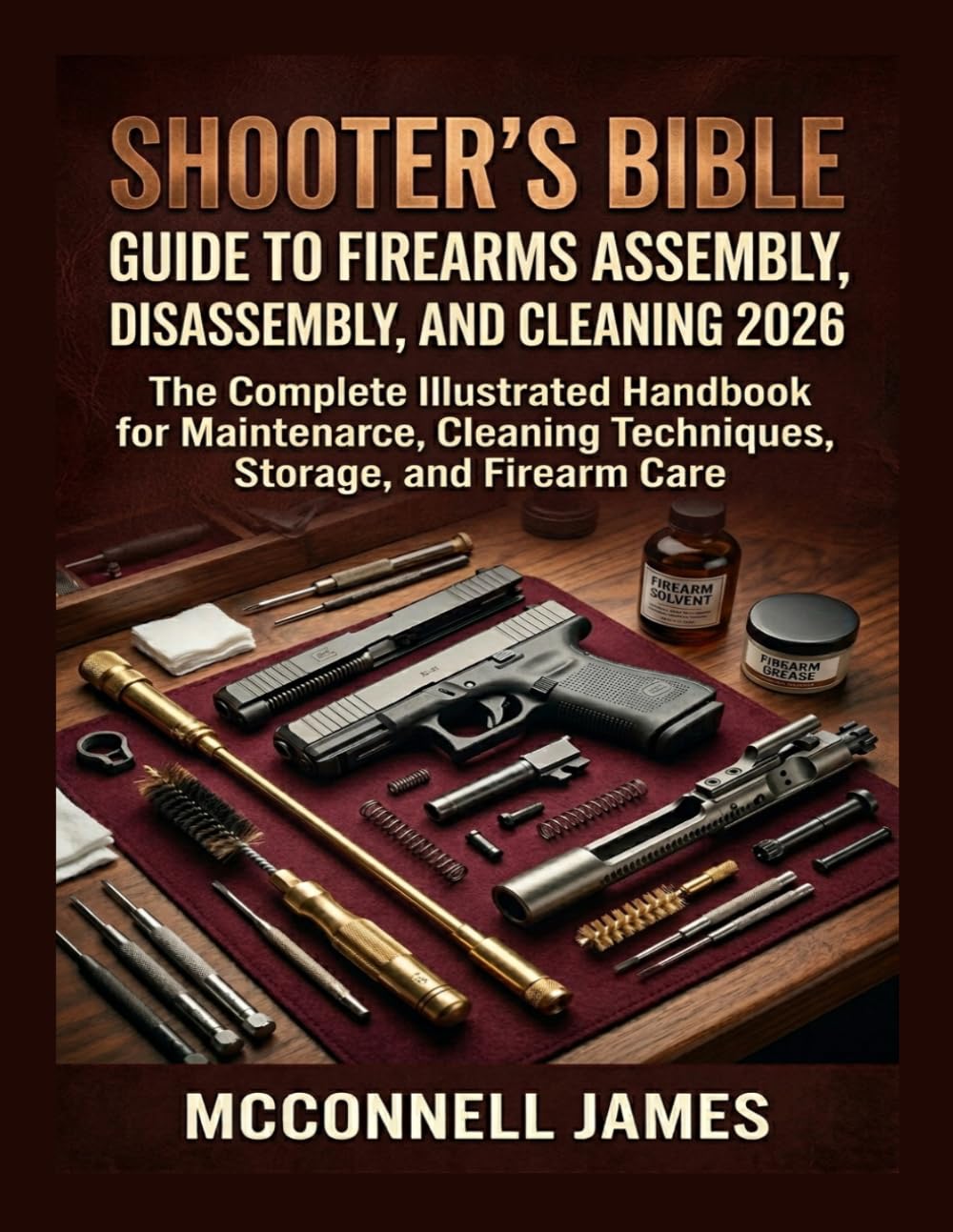 SHOOTER'S BIBLE GUIDE TO FIREARMS ASSEMBLY, DISASSEMBLY, AND CLEANING 2026: The Complete Illustrated Handbook for Maintenance, Cleaning Techniques, Storage, and Firearm Care