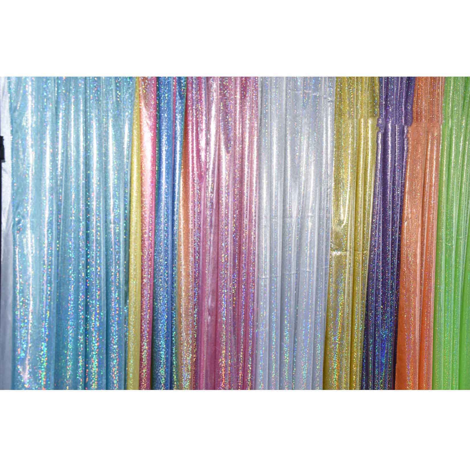 MARKIF 5*10FT Silver EIridescent Sequin Toile de Fond, Décoration de Toile de Fond de Photomaton de Mariage de Fête, Rideau de Paillettes, Drapé, Panneaux de Paillettes-Or Clair,1Y Fabric-W150xL90cm