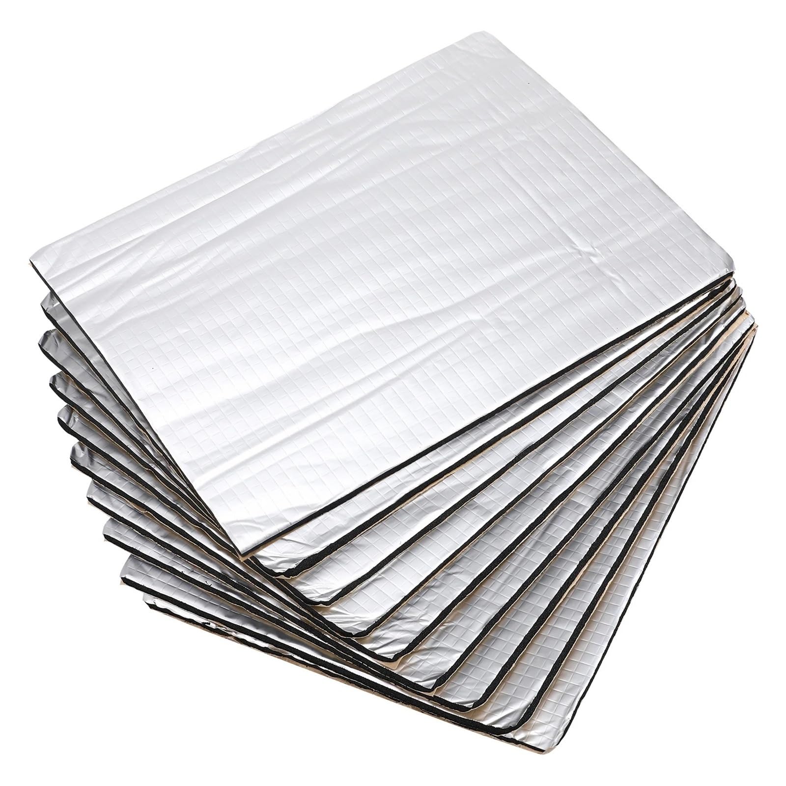 20 Piezas Material Aislante Acústico Para Coches Insonorización Protección Térmica Reducción Ruido Amortiguador Para Puertas Capó Cortafuegos Aislante Térmico Insonorizante