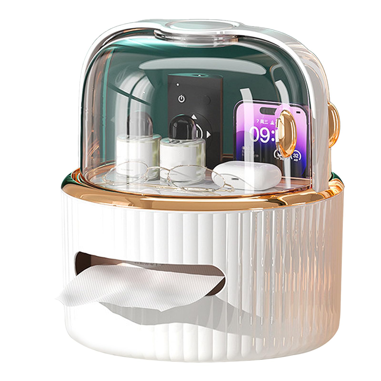 Dustproof Tissue Box Covers Multifunction Tissue Box Paper Holder Napkins Storage Organizer for Home Paper Boxes