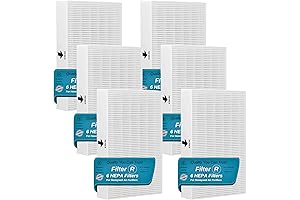 6-Pack HEPA Filter R for Honeywell HPA300/200/100/5000 Series Air Purifiers