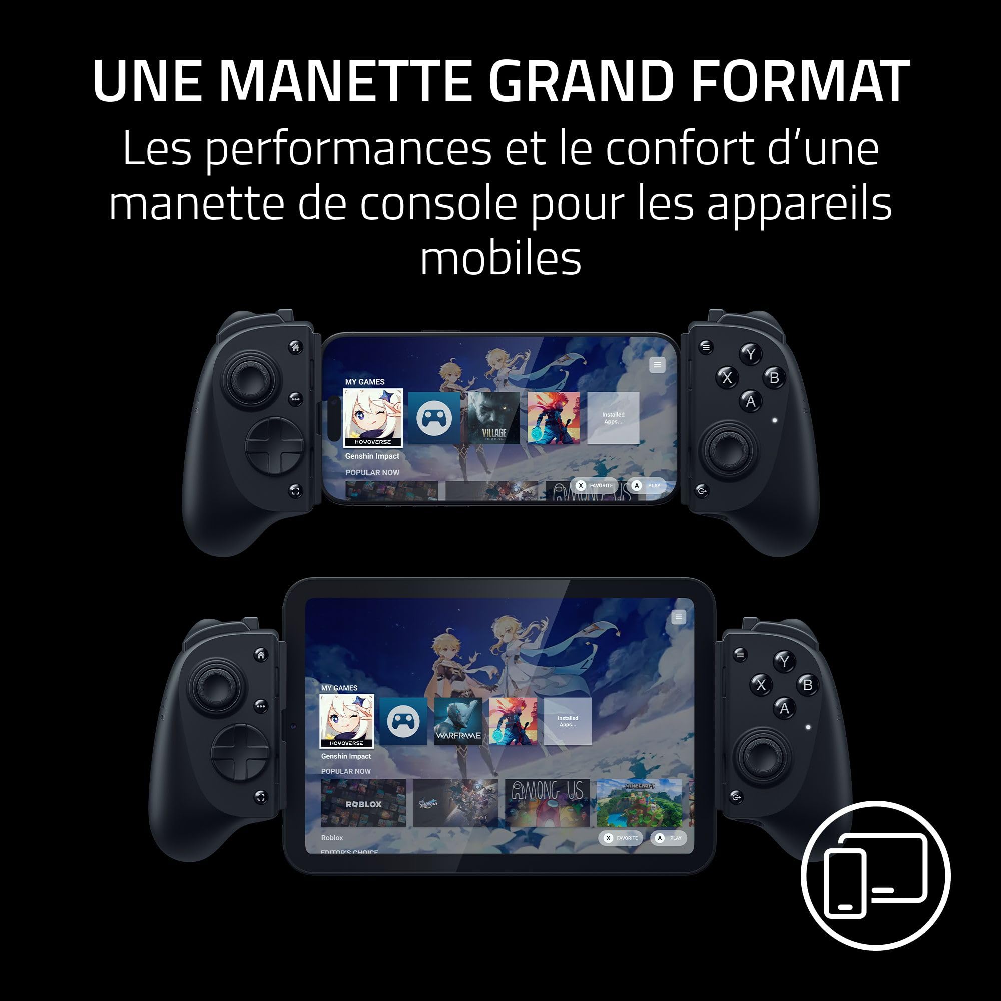 Image secondaire de Razer Kishi V3 Pro - Manette Mobile Ergonomique pour iPhone et Android