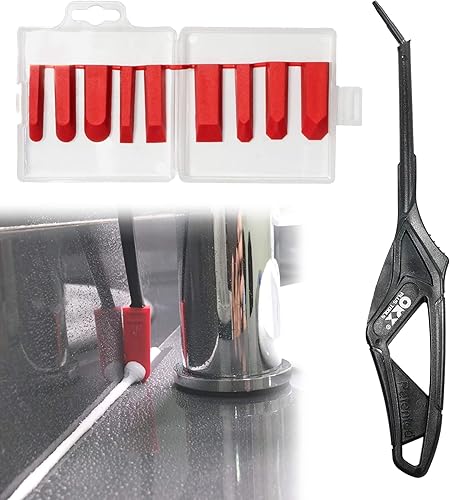 ORXPLUS TOOLS - Kit de herramientas de calafateo de 10 piezas, herramienta de acabado de silicona para áreas estrechas, baño, cocina, fregadero de