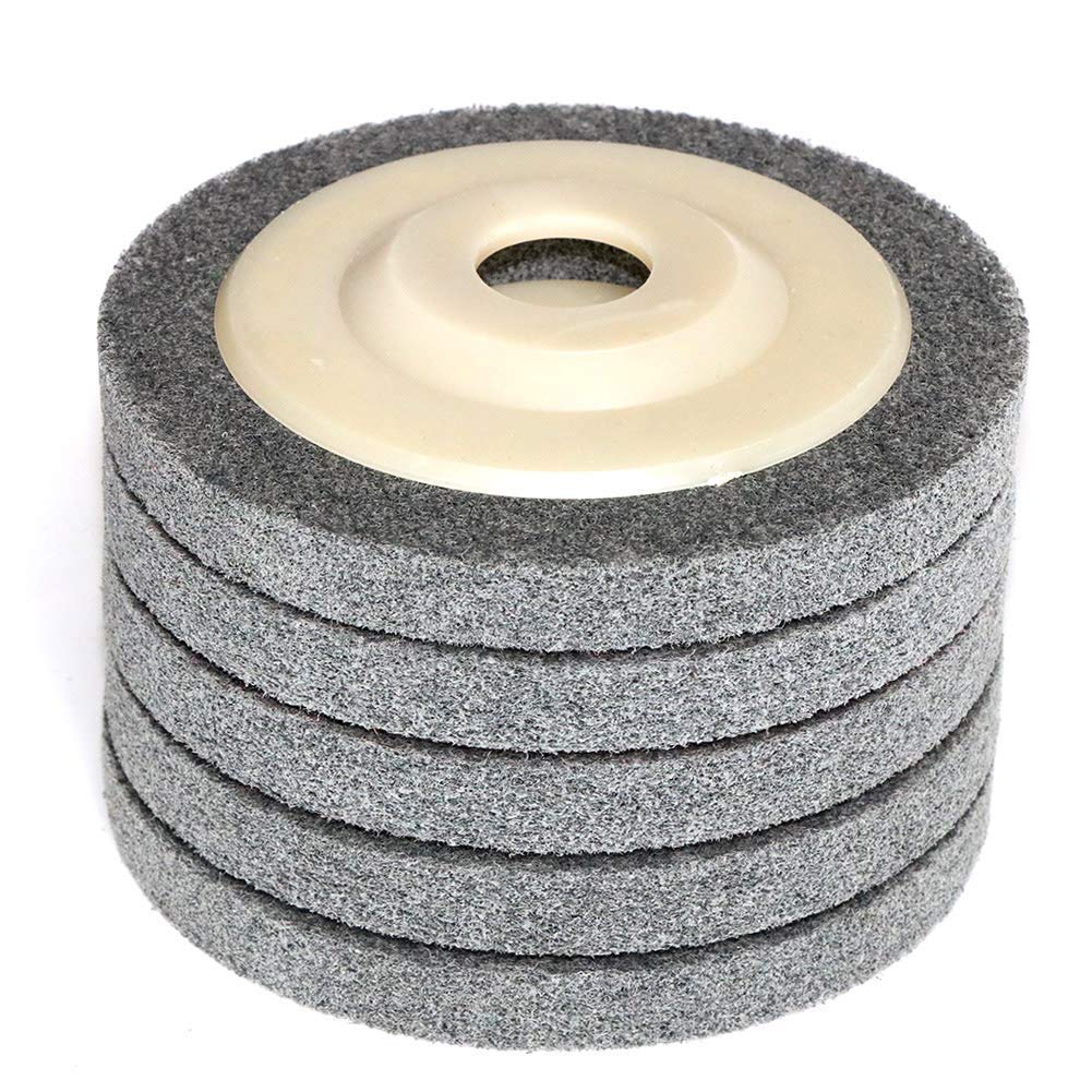 DIY Crafts 2 Pcs, Polishing Wheel, 4.5" x 7/8" Nylon Fiber Polishing Wheel Non Woven Abrasive Flap disc Grinding Polishing Wheel for Metal Ceramics Mar (2 Pcs, Polishing Wheel) (B09WF1378B) Amazon Price History, Amazon Price Tracker