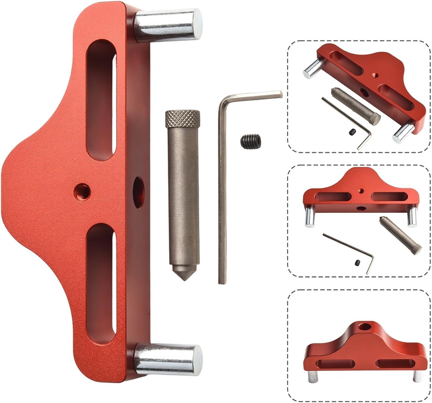 Outil de marquage Centre Scriber, 95mm Center Finder Line Scriber, Centrage et décalage Scriber Jauge de Marquage Traceur de Centre Outil de recherche de centre pour Menuisier du Bois