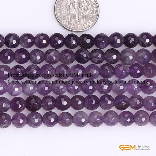 Miniatura 106 de GEM-Inside Red Orange Carnelian Gemstone Loose Beads Natural Energy Power Beads for Jewelry Making Round Faceted 8mm 15