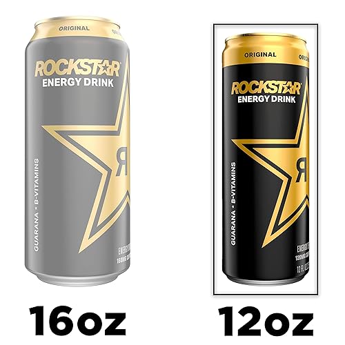 Miniatura 3 de Rockstar Bebida energética, original, latas elegantes de 12 onzas (paquete de 8)