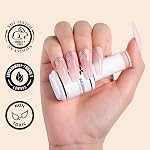 Nicedeco 8 in 1 Builder Nail Gel for Nails, Hema-free,Cruetly-free,Vegan, Gel Builder Set Translucent Nude Pink Color Jelly Gel Builder for Holiday Nails Gel Polish Nail Art Design Nail for Women 2pcs X 15ml-Kit 8
