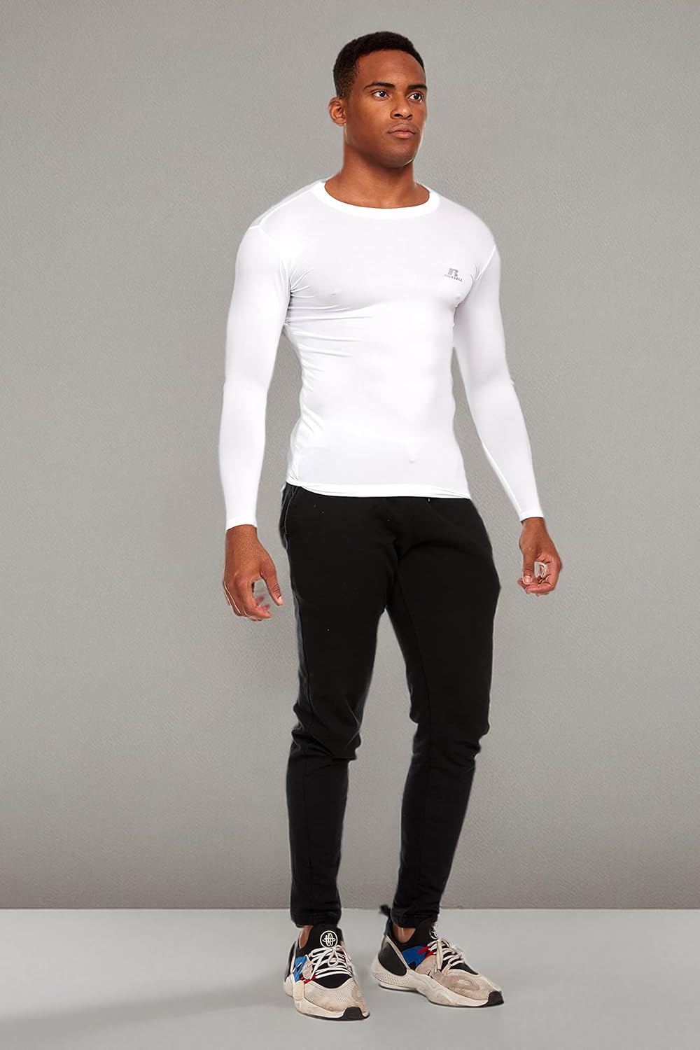 Russell Athletic Men's Long-Sleeve Compression Top Lightweight Compression Shirts for Men Running Athletic Workout - Image 8