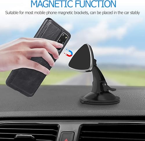 Miniatura 7 de Asuwish Funda de teléfono para Samsung Galaxy S20 Plus Glaxay S20+ 5G Wallet Funda desmontable con protector de pantalla de vidrio templado y