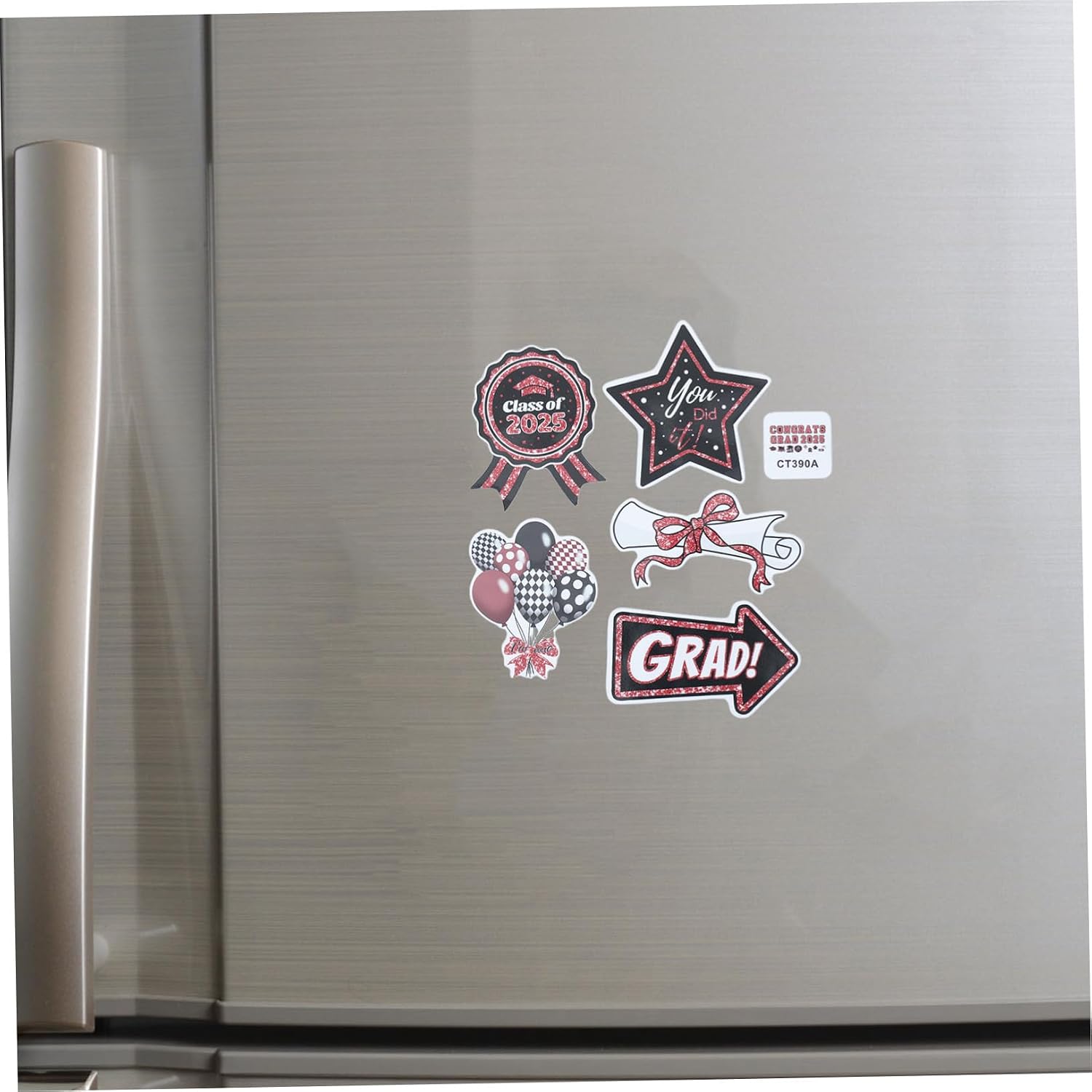Cabilock 1 Set Congrats Car Magnets Set Graduation Magnets for Fridge Decoration for Graduation Party and Car Celebrations Easy Application and Adhesion