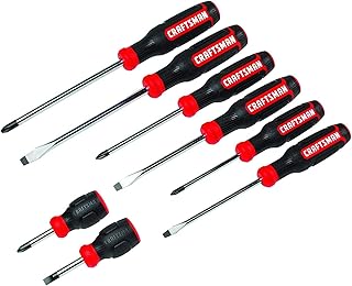 CRAFTSMAN Screwdriver Set, Bi-Material, 8 Piece Set (CMHT65075N)