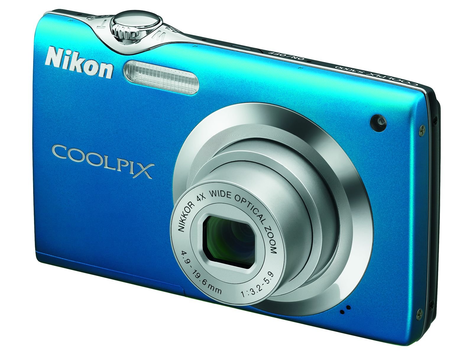 Nikon S3000 Digital Camera - Blue (12MP, 4x wide Optical Zoom) 2.7