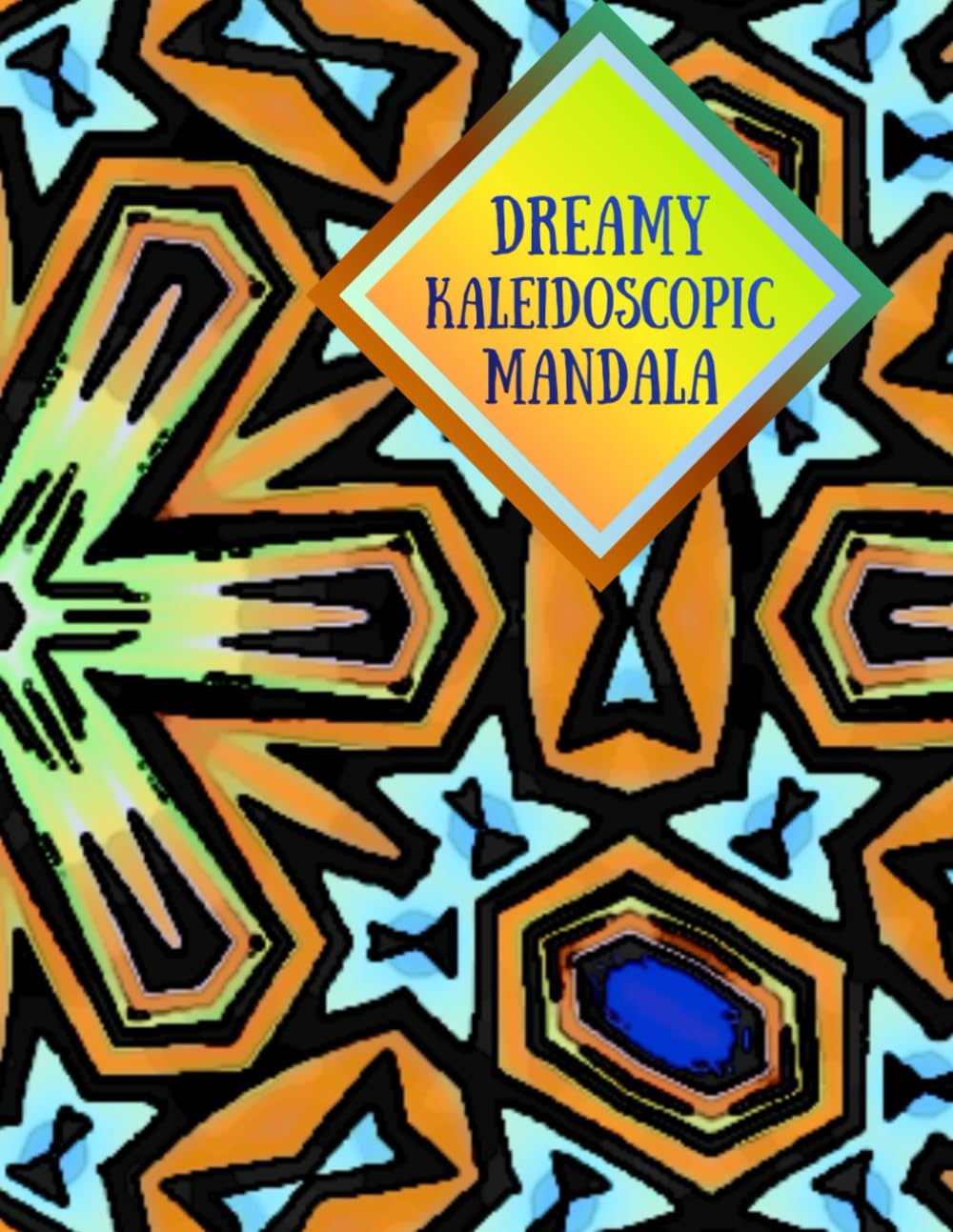 Dreamy Kaleidoscopic Mandala: A Mesmerizing Journey Through Symmetry and Color