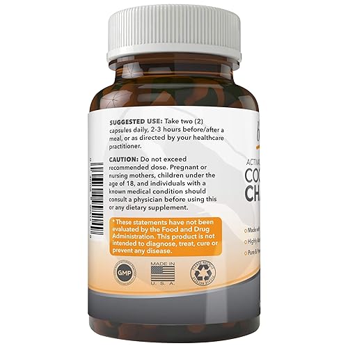 PURELY Beneficial Activated Coconut Charcoal 1200mg, 180