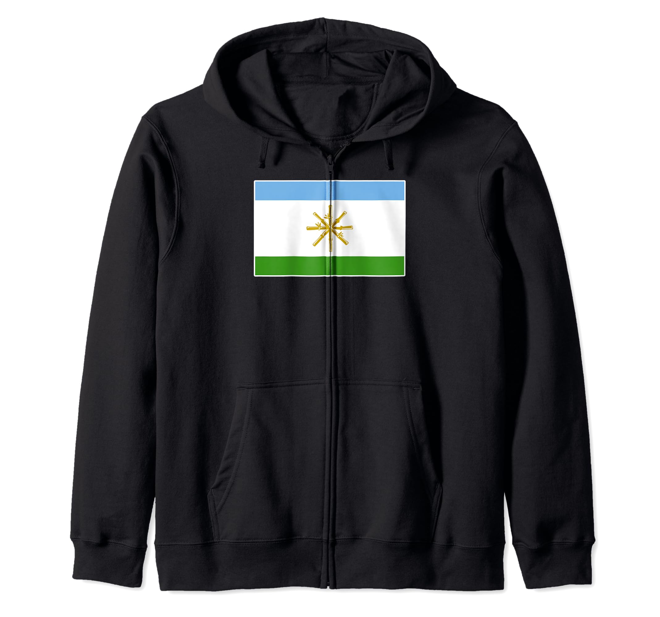 Canuelas Flag Apparel National pride Souvenir Gift Zip Hoodie