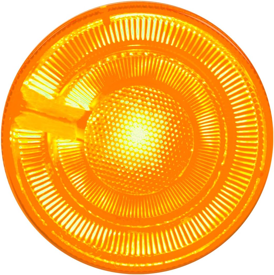 GG Grand General 75933 Sealed Light (2" Prime Red/Clear 5 LED, High/Low 3 Wires)