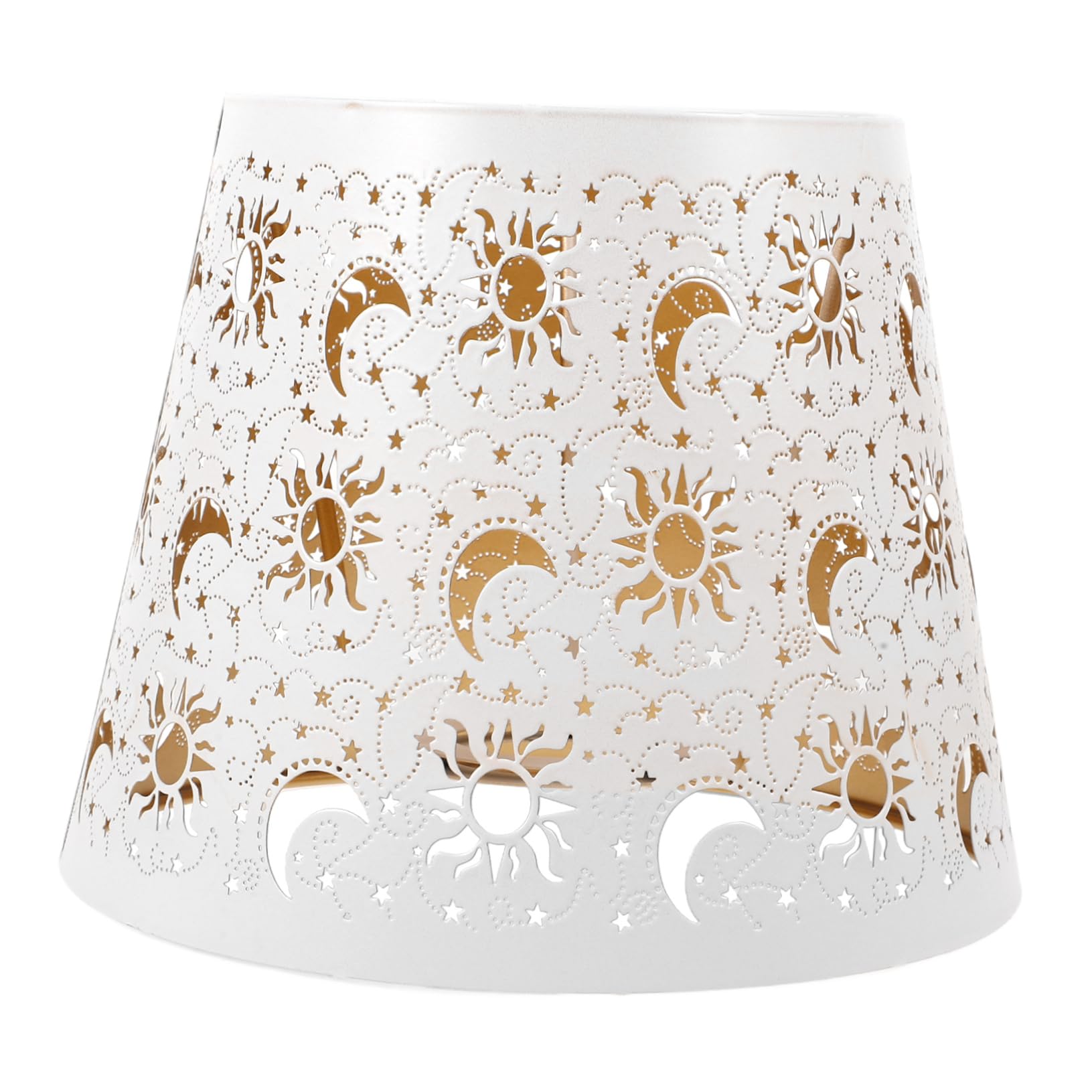 MAGICLULU Projector Lampshade Iron Lamp Cover for Hanging Light Shade Fits Chandelier Light Shade Vintage Design