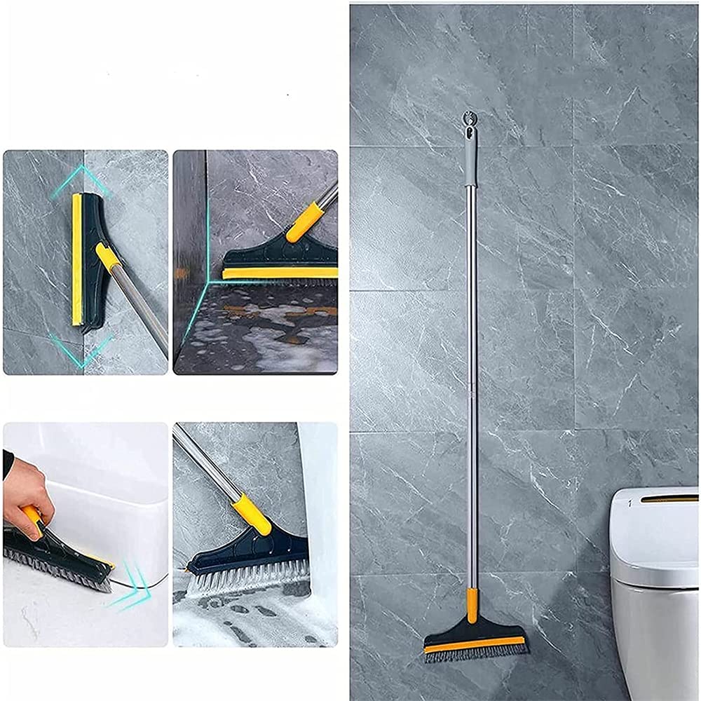 Wenko Set Da 2 Spazzole Per Pulire Crepe Di Porte, Finestre E Fughe – Con Impugnatura E Raschietto - 5