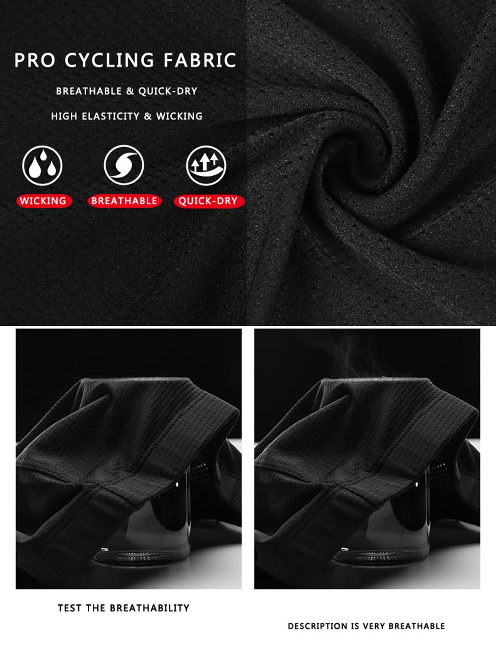X-TIGER Ropa Interior de Ciclismo para Hombre Acolchado MTB Boxer Ciclismo Hombres Ropa Interior de Bicicleta,Tamaño:M