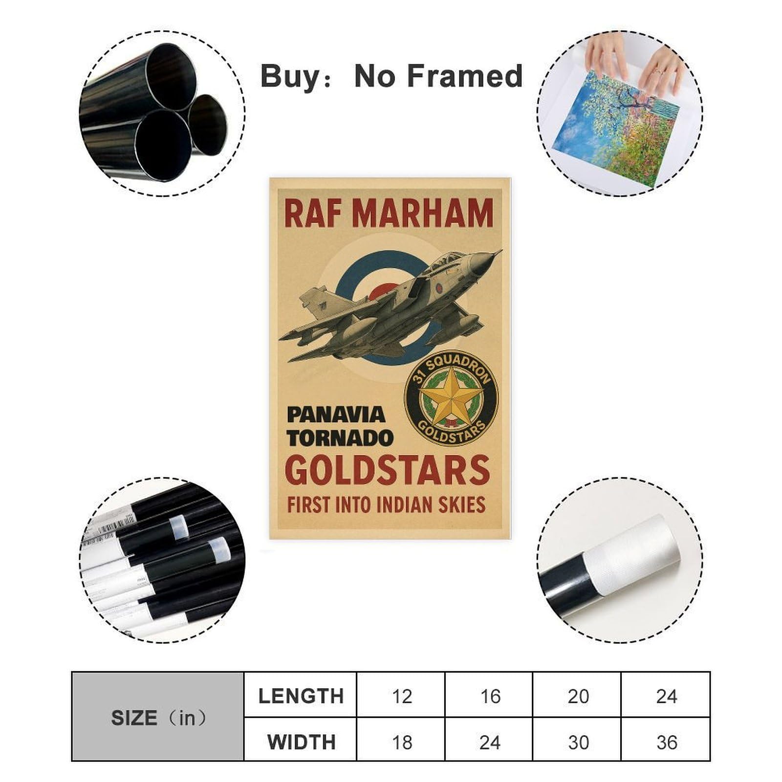 Goldstars Poster su tela per soggiorno decorazione regalo