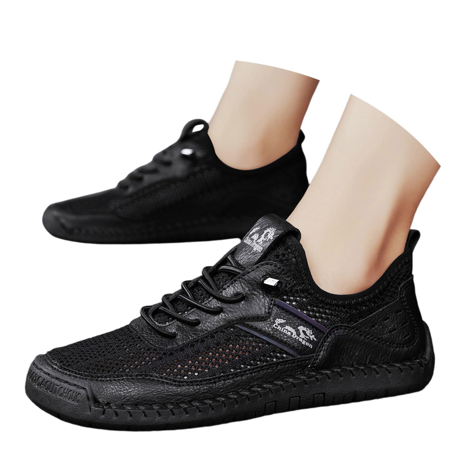 Scarpe da ginnastica ortopediche da uomo in rete, comode, indolore, traspiranti, impermeabili, da corsa, per il tempo libero, leggere
