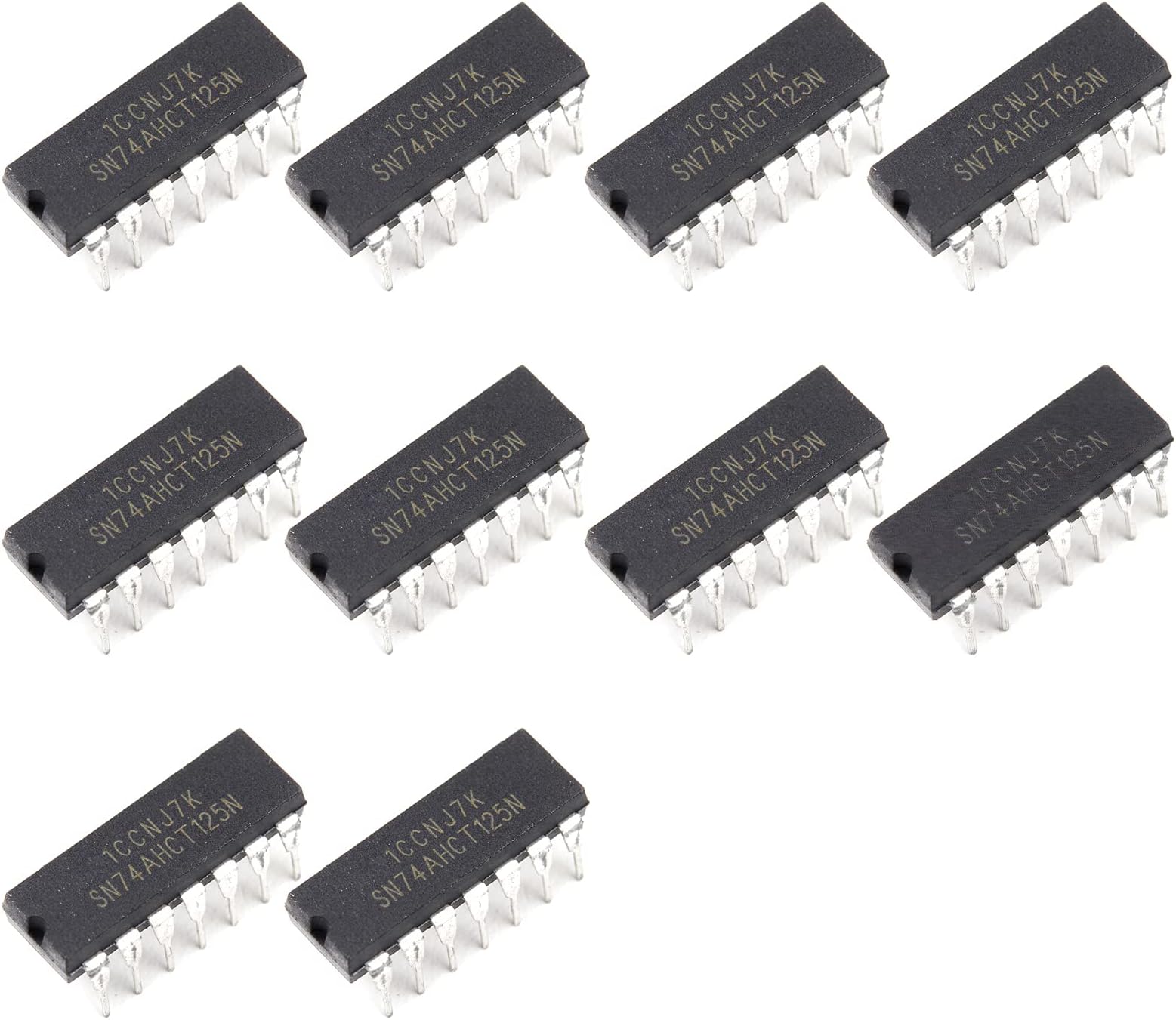 10pcs SN74AHCT125N SN74 Quadruple Bus Buffer Gates with 3-State Outputs IC DIP-14.