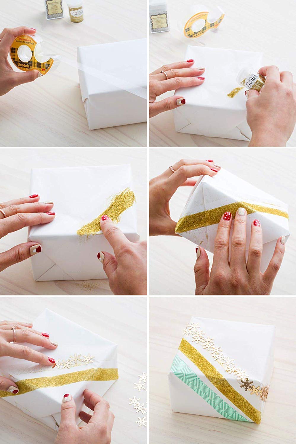 Free Shipping 🛒 8 Rolls 1/4 Double-Sided Adhesive Sticky Tape 262 Yards for DIY Crafts, Gift Wrapping, Arts, Photos, Scrapbooking, Card Making, Invitation Cards