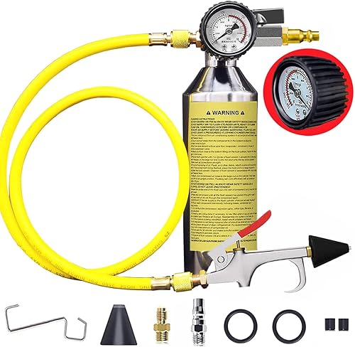 LLAZZ Kit de descarga de corriente alterna, sistema de aire acondicionado para automóvil, kit de pistola de descarga de aire acondicionado, juego de