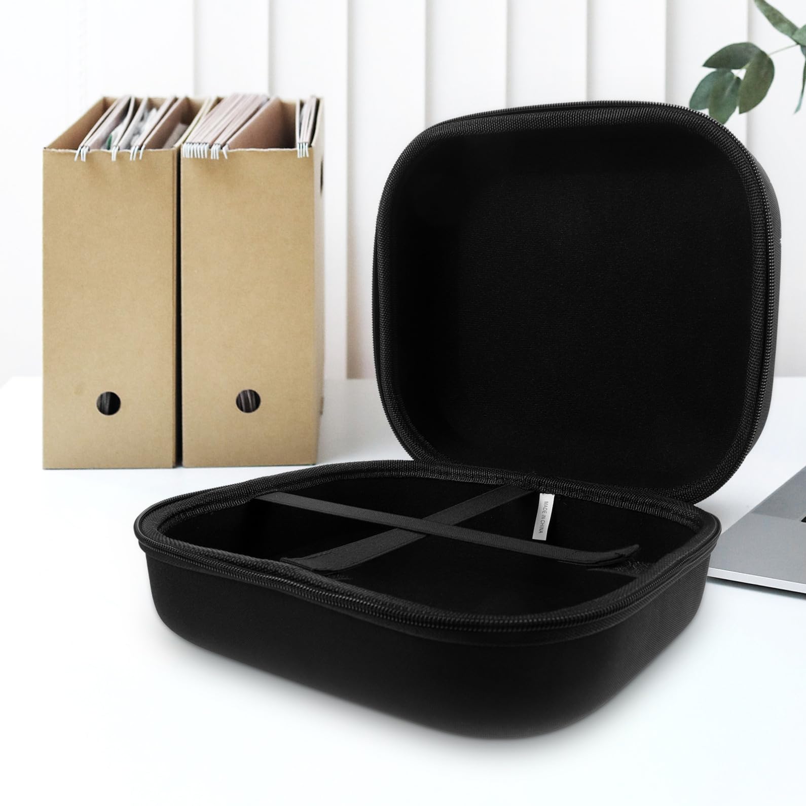 Borsa da Viaggio Vr in Eva Rigida Cerniera Resistente e Maniglia, Custodia Protettiva Portatile Antiurto per Visori Realtà Virtuale, Compatta e Leggera per Esterni e Trasporto