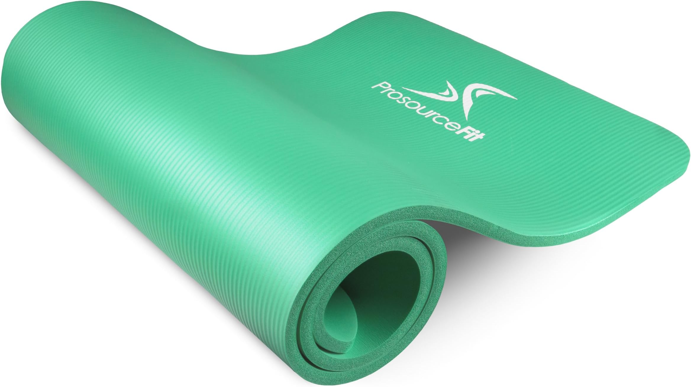 ProsourceFit 1 in Extra Thick Yoga Pilates Exercise Mat, Padded Workout Mat for Home, Non-Sip Yoga Mat for Men and Women