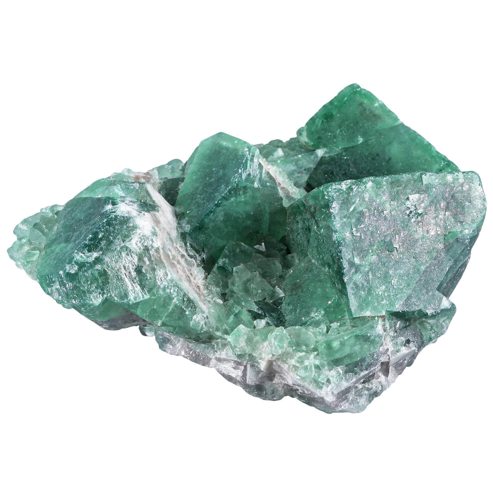 Nupuyai Natürlicher Grüner Fluorit Stein Kristall Druse Rohstein Edelstein Cluster Kleiner Mineralstein Heilstein Feng Shui Dekoration