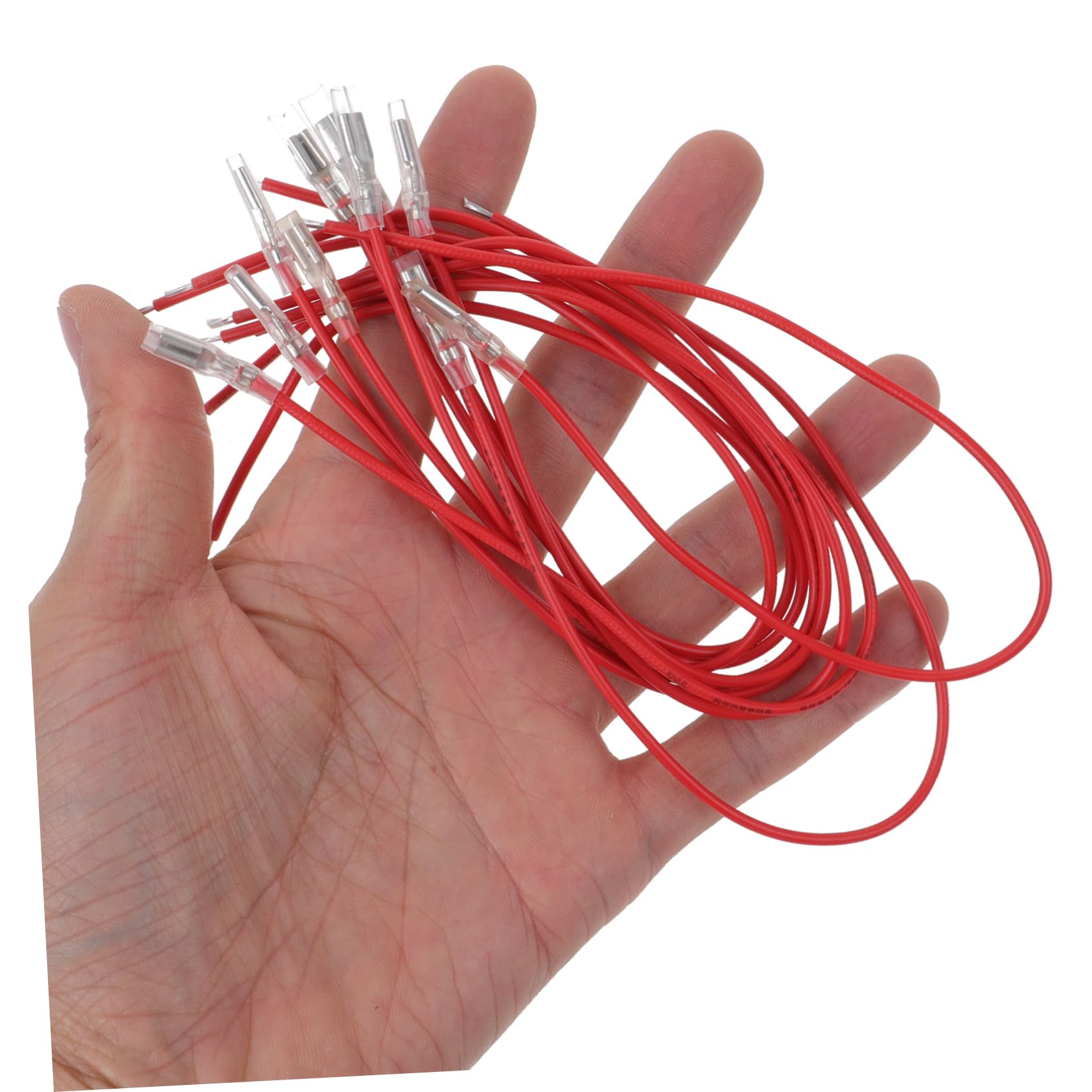 Ciieeo 10Pcs Spade Connectors with Sleeve Quick Splice Wire Connectors for Automotive Wiring Crimp Terminals for Reliable Electrical Connections