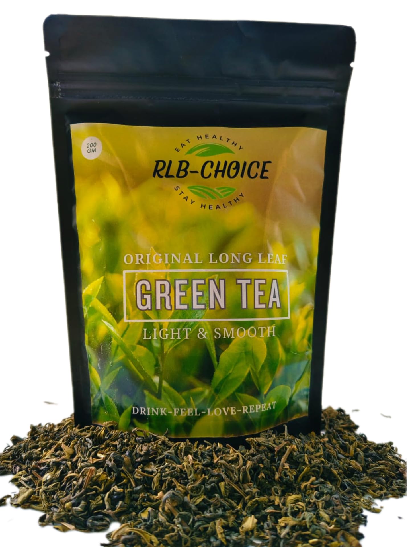 Rlb-Choice Original Green Tea, Darjeeling, 100 Gram Loose Leaves, Light & Smooth, Boost Immunity, Relieves Stress, Aids Weight Loss