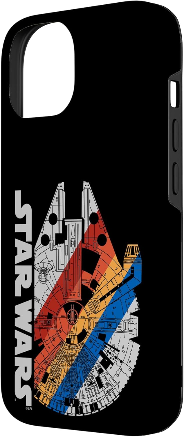 Star Wars Millennium Falcon Retro Stripe Case for iPhone 14