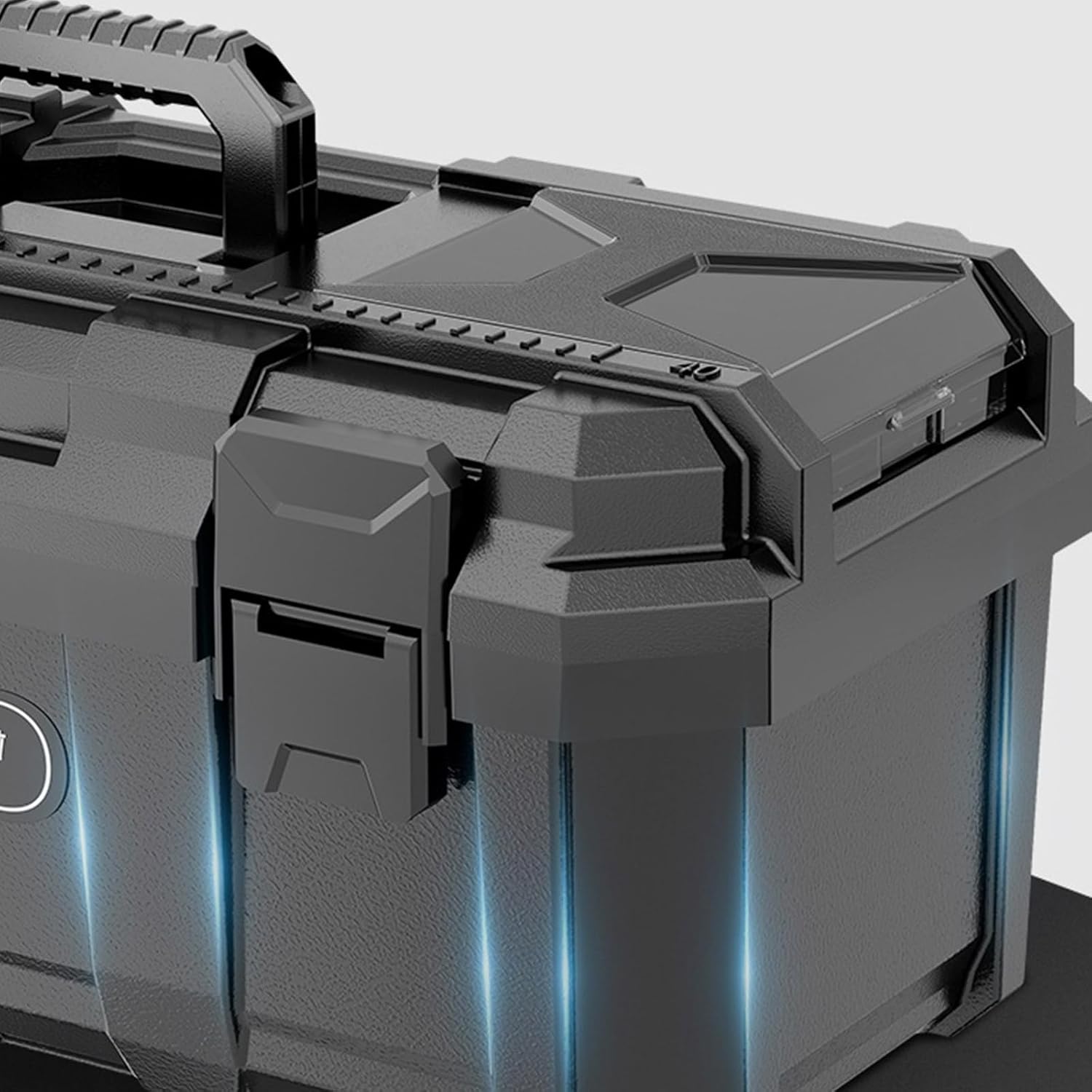 Essential Tool Box Secure Tool Storage With Strong Structural Support Removable Tray Storage Case Tool Protections Double Layer Design