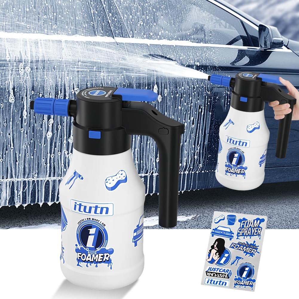 1.5L Lavaggio Auto Schiuma Spruzzatore Può USB Ricaricabile Pompa Schiuma Annaffiatoio Lavaggio Auto Pistola ad Acqua Elettrica Auto Strumenti di Pulizia della casa