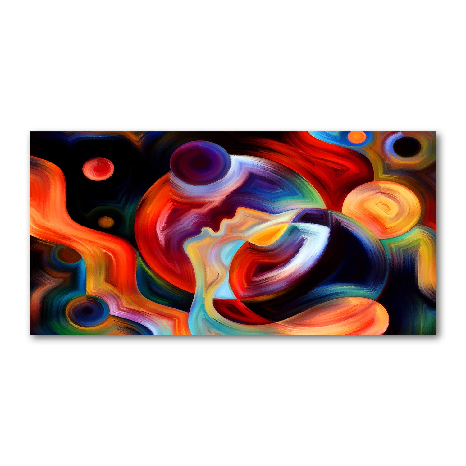 Acrylic glass picture resumen Tulup art mural premium