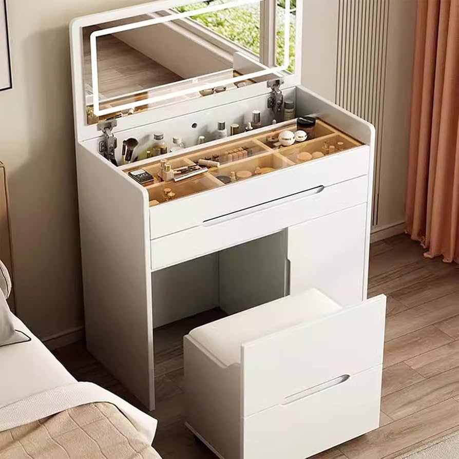 Amazon｜HARUMAKI ドレッサー コンパクト 化粧台 多機能