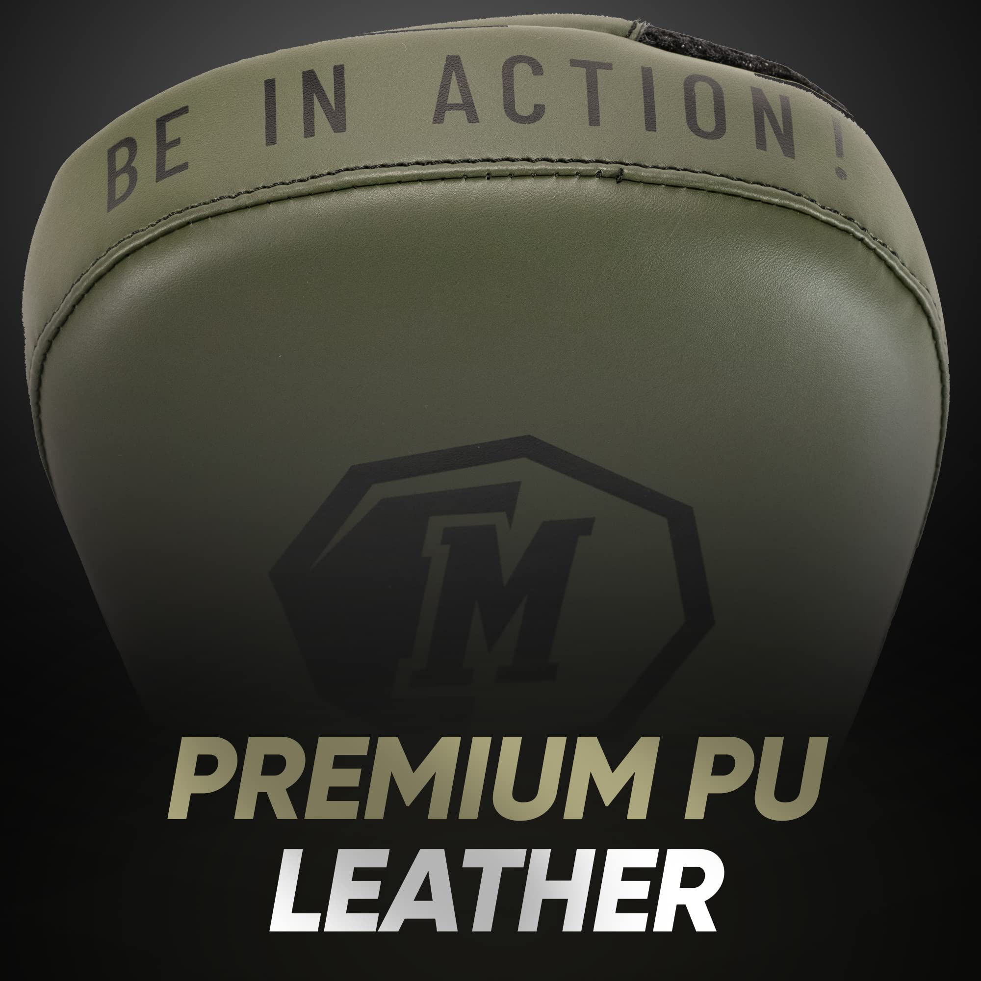 MADGON Pao Boxe avec Rembourrage de Haute Qualité pour Une Absorption Optimale des Chocs – Patte d’Ours Boxe Durable pour Les Arts-Martiaux, Le Kickboxing et la Boxe- 1 Paire - Sac Inclus