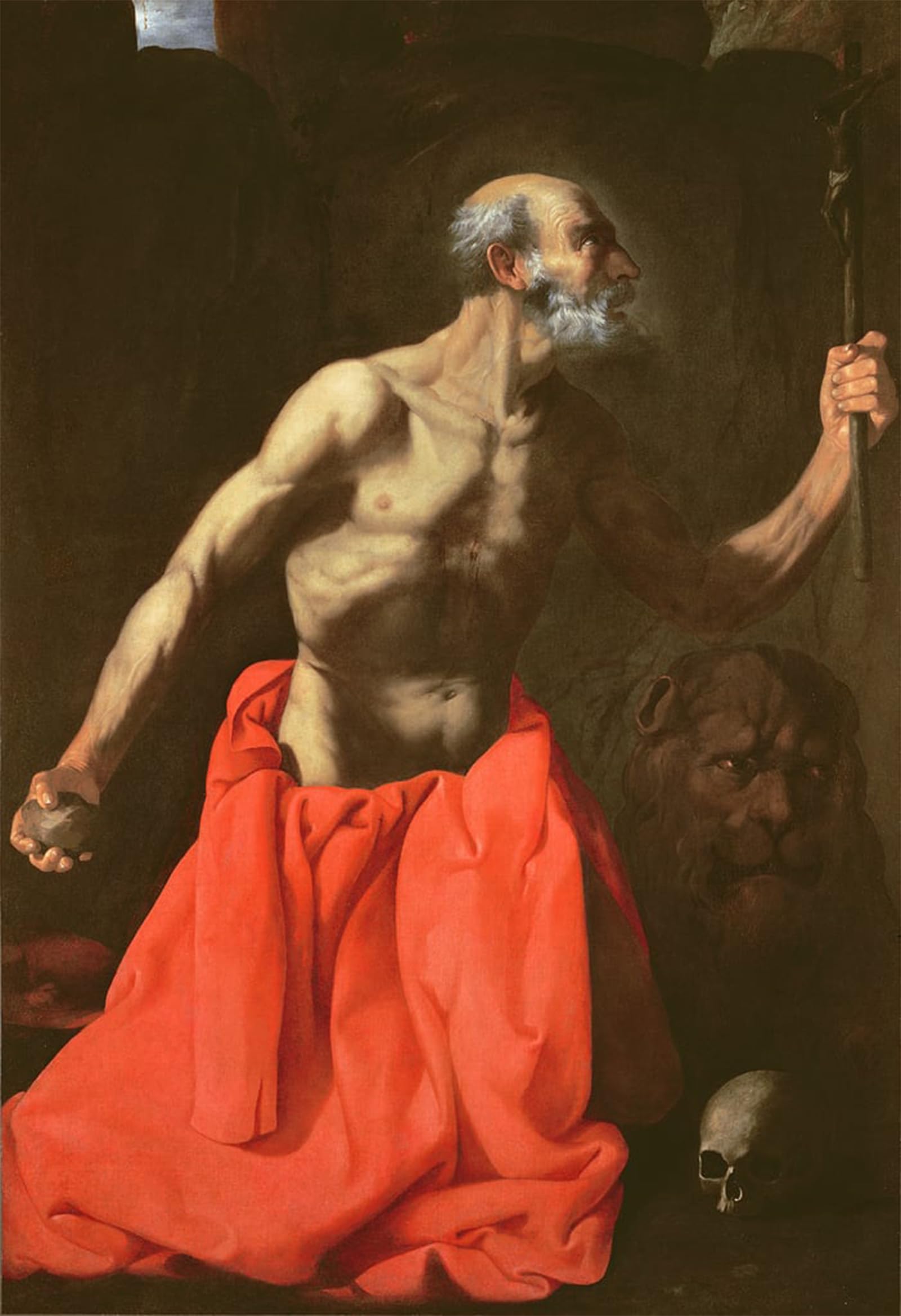 ARTXLXXBN Famous Print Painting Colorful Art Print St by Francisco De Zurbaran Canvas Art Decorations for Home Decor 60x90cm