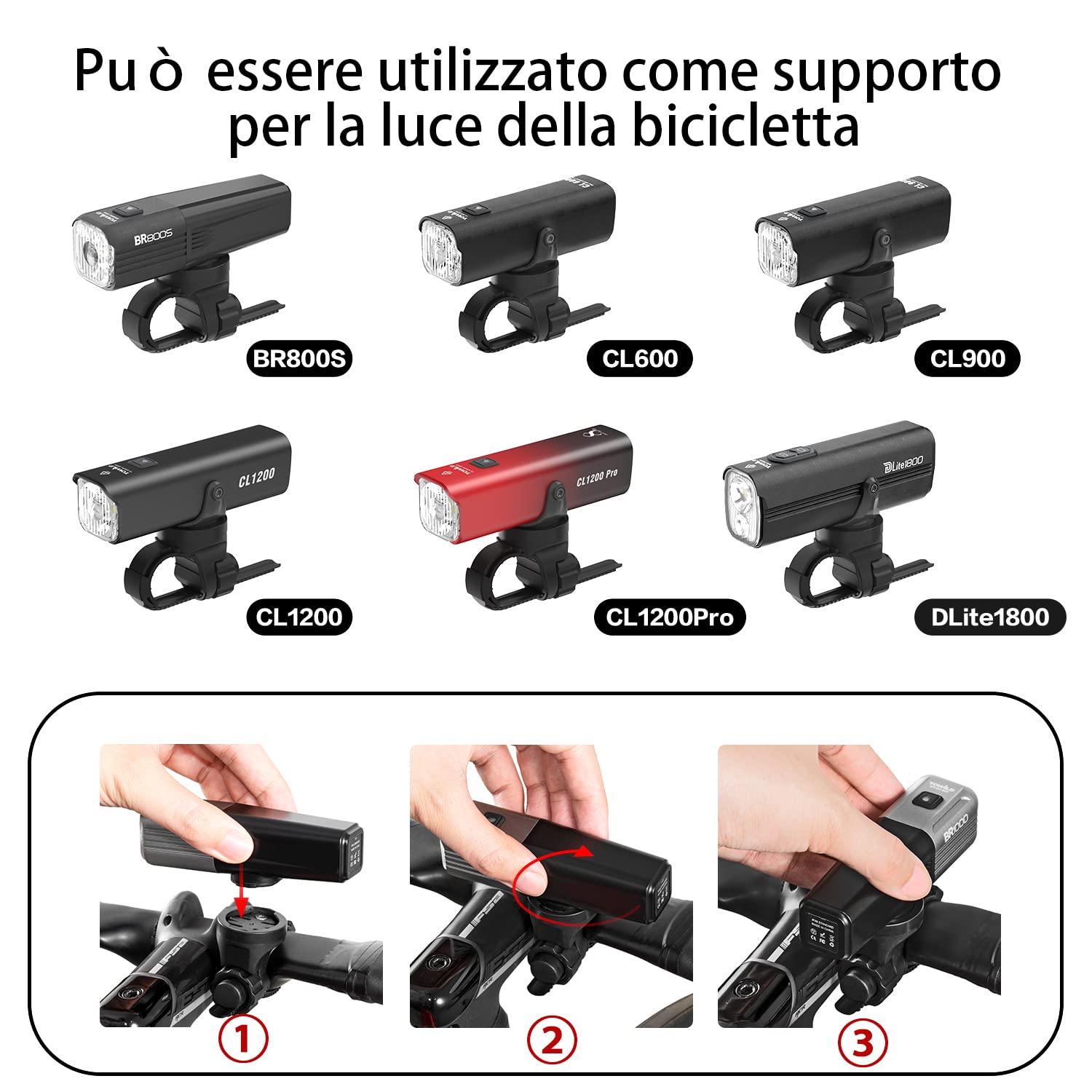 IGPSPORT M82 Supporto Computer In Carbonio Per Attacco/Cockpit Integrat - Foto 7