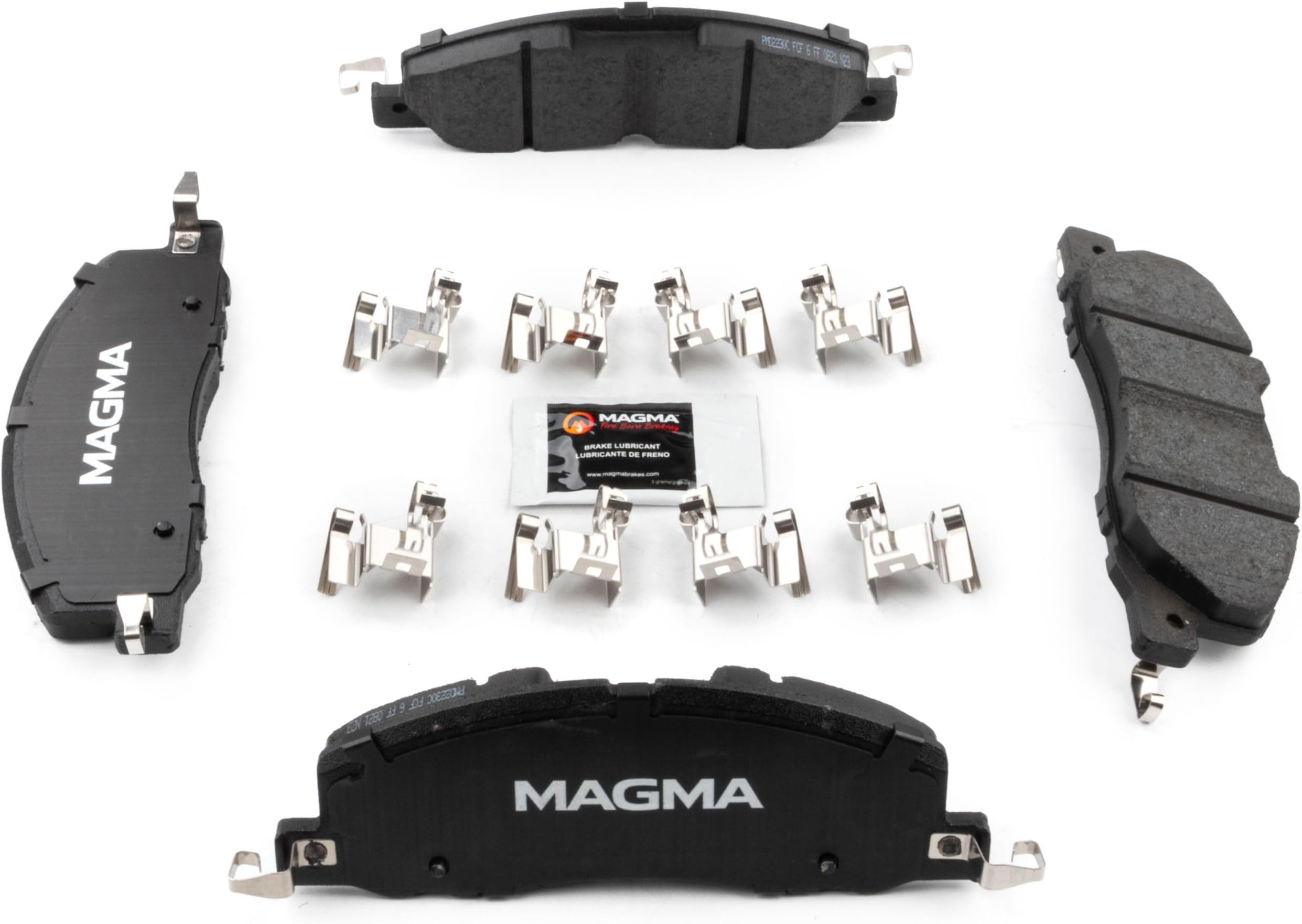 MAGMA Premium PMD2230C Ceramic Brake Pads, Front