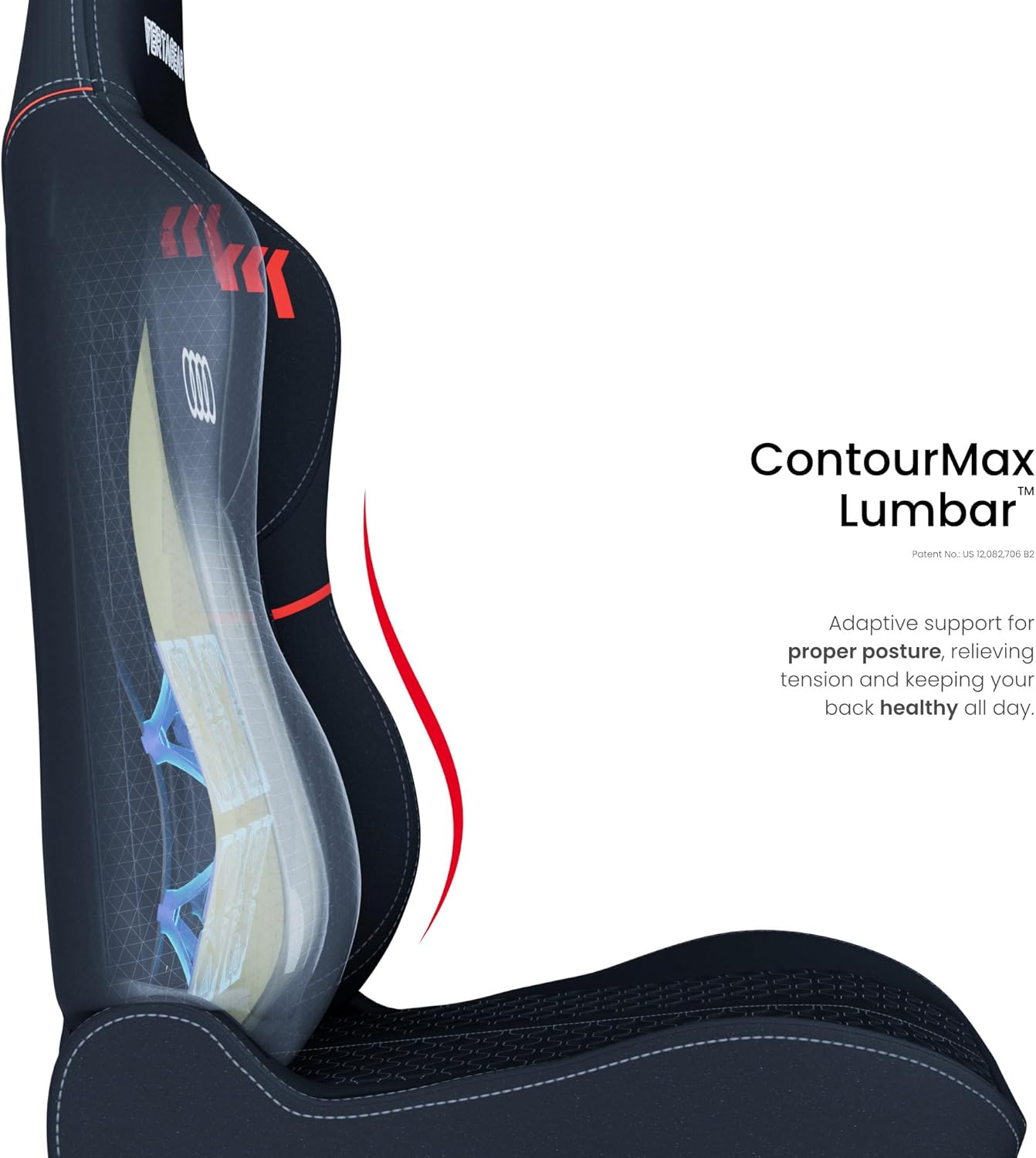 VERTAGEAR SL3800 Synthetic Leather Ergonomic Features Audi Special Edition