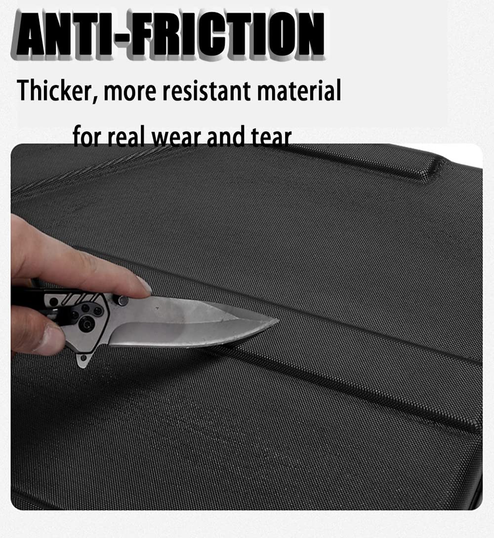 REMEK Rifles Fundas Rígidas Tácticas Al Aire Libre, 80/90/100/120Cm Caza con Pistola Estuche Rifle Duro con Colchados Gomaespuma Maletín Funda Rígida para Rifle Mochila Almacenamiento