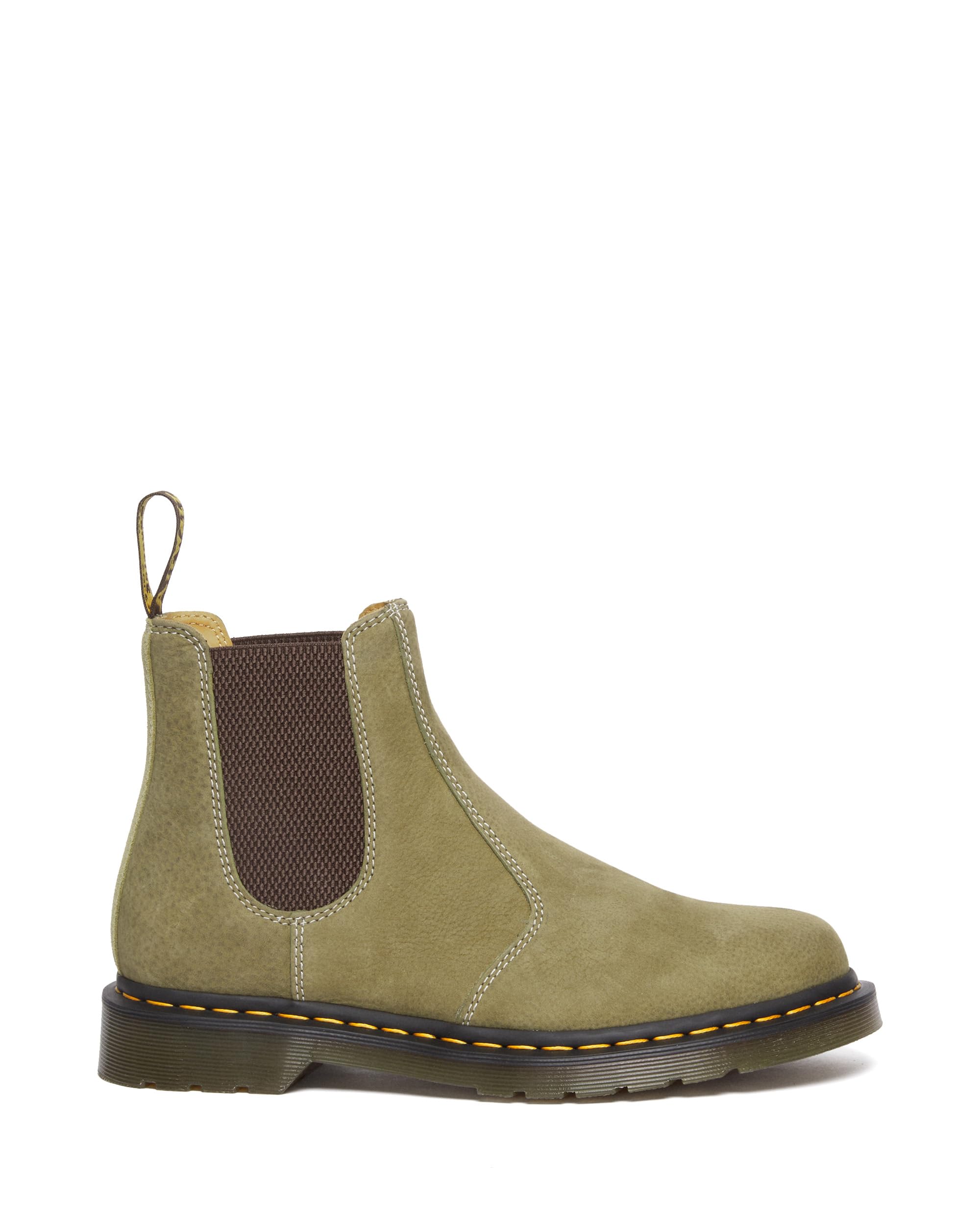 Dr. Martens Women's Unisex 2976 Nubuck Leather Chelsea Boot Fashion