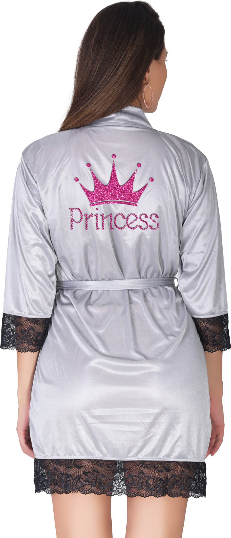 Women's Satin Kimono Robes Bridesmaid Wedding Robes Silky Bathrobes Summer Loungewear