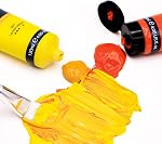 Ensemble de peinture acrylique professionnelle Artecho, 8 couleurs primaires (120ml) tubes, peintures d'art pour peinture sur toile, roche, pierre, bois, tissu, fournitures d'art pour artistes professionnels, adultes, étudiants, enfants