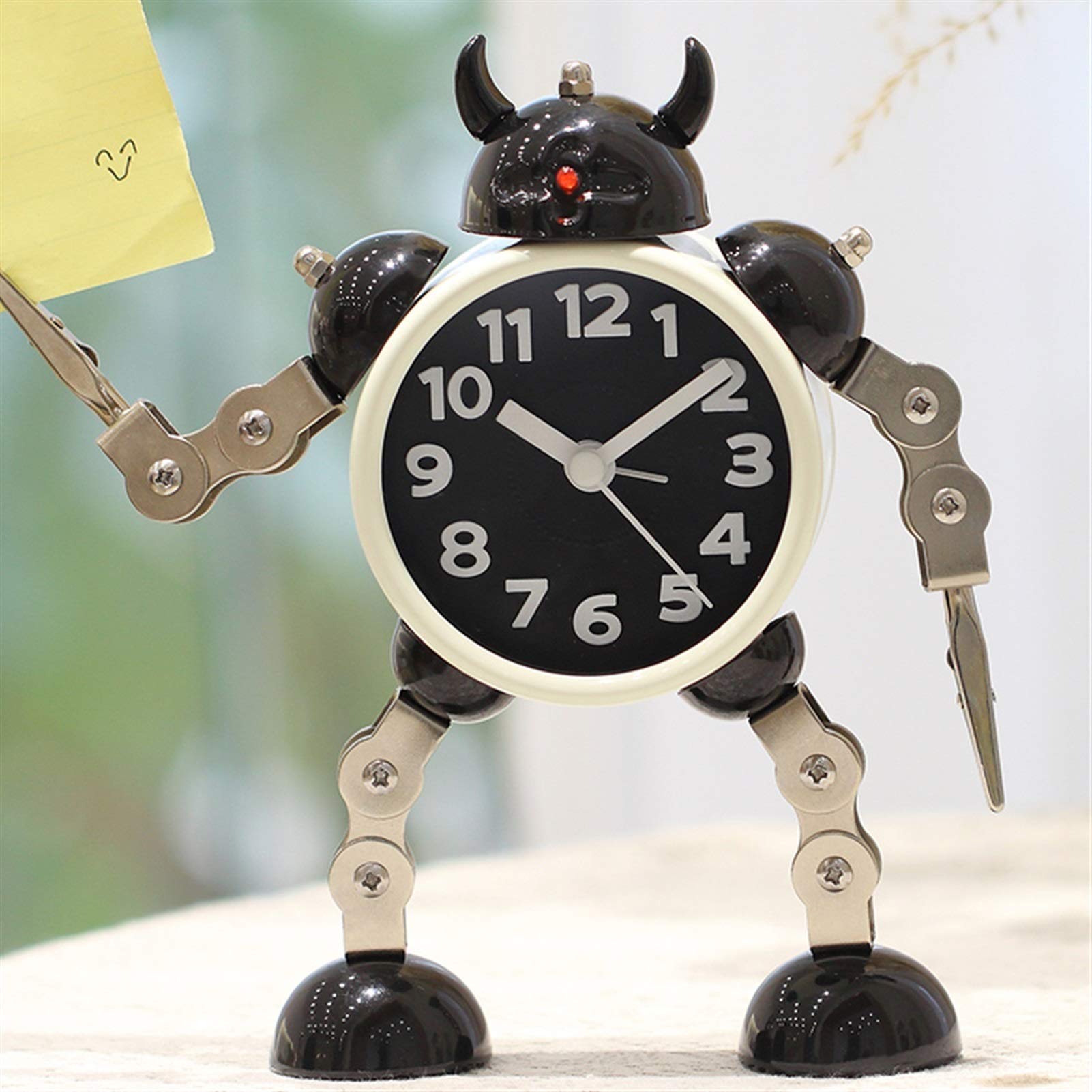 Amazon.co.jp: aa.置き時計 変形ロボット目覚まし時計クリエイティブな