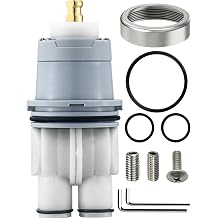 Shower Cartridge Replacement for Delta RP46074 2006-Present | 1-Pack, Fits Delta 13 14 Series Single Handle, Includes Bonnet Nut, Fix Leaks or Drips, Temperature or Pressure Issues